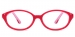 Oval Yoler-Red Glasses