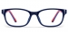 Rectangle Garyos-Blue Glasses