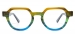 geometric  Dodie-Yellow/Blue Glasses