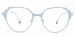 Geometric Meggar-Blue Glasses