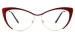Cateye Catussey-Red Glasses