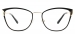 Rectangle Gracile-Black Glasses