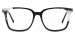 Square Ruby-Black Glasses