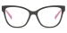 Square Dahlia-Black Glasses