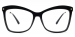 Cateye Helix-Black Glasses