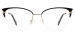 Oval Dakota-Black Glasses