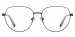 Oval Kay-Black Glasses