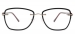 Geometric Arden - Black Glasses