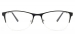 Oval Chic - Black Glasses