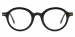 Round O-vision-Black Glasses
