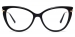 Cateye Cirice-Black Glasses