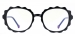 Oval Forest-Black Glasses