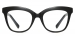Square Dezern-Black Glasses