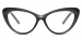Cateye Bielby-Black Glasses