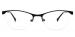 Oval Rouseta-Black Glasses