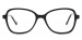 Oval Cornelia-Black Glasses