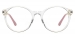 Round Orchid-Clear Glasses