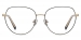 Oval Kay-Black/Gold Glasses