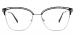 Cateye Monalisa-Silver Glasses