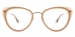 Oval Ooral-Brown Glasses