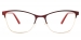 Rectangle Jake-Red Glasses