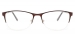 Oval Chic - Brown Glasses