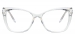 Square Behanna-Clear Glasses