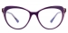 Oval Thea-Purple Glasses