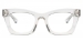 Square Dipiero-Clear Glasses