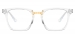 Square Magnus-Clear Glasses