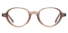 Oval Bino-Brown Glasses