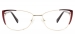 Oval Unifo-Red Glasses