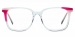 Square Ruby-Blue Glasses