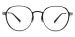Round Harper-Black/Silver Glasses