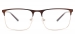 Rectangle Francis-Brown Glasses