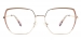 Rectangle Rhombus-Brown Glasses