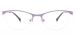 Oval Rouseta-Purple Glasses