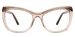 Cateye Infinity-Brown Glasses