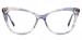 Cateye Edna-Blue Glasses