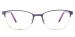 Oval Vernix-Purple Glasses