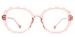 Oval Forest-Pink Glasses