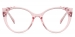 Oval Pearl-Pink Glasses