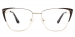 Cateye Waved-Brown Glasses