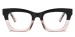 Square Dipiero-Black/Pink Glasses