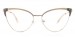 Cateye Finn-Beige Glasses