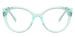 Oval Pearl-Green Glasses