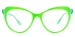 Oval Thea-Green Glasses