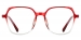 Square Milan-Red Glasses