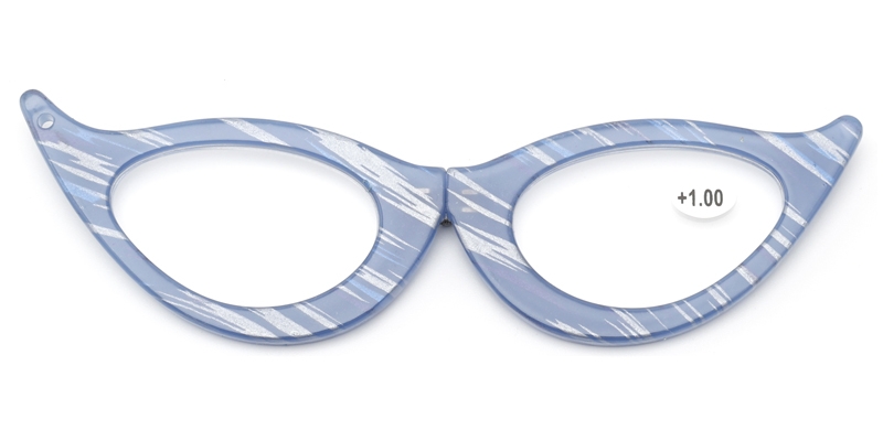 Round Jamin-Blue Glasses