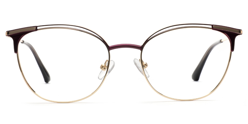 Round Gracie - Purple Glasses